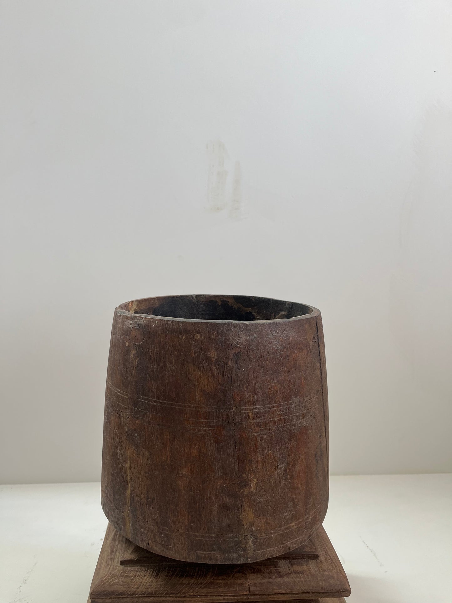 Wood Planter Pot No. 002