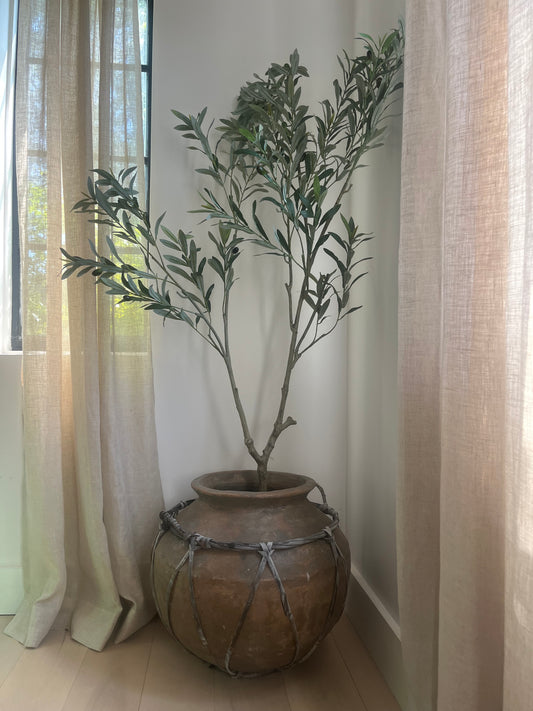 Vintage Indonesian Anyam Pot, No. 001