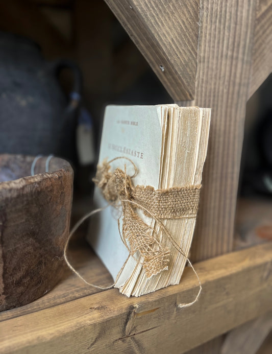 Antique french book stack