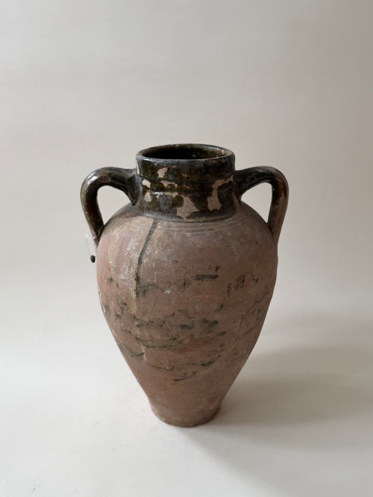 Konya Pot - Moss & Blush Clay