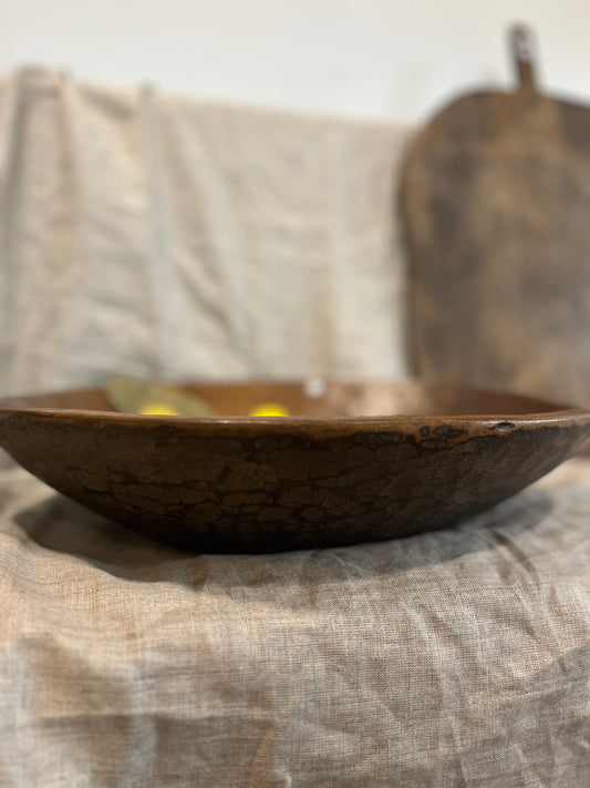Medium vintage carved bowl