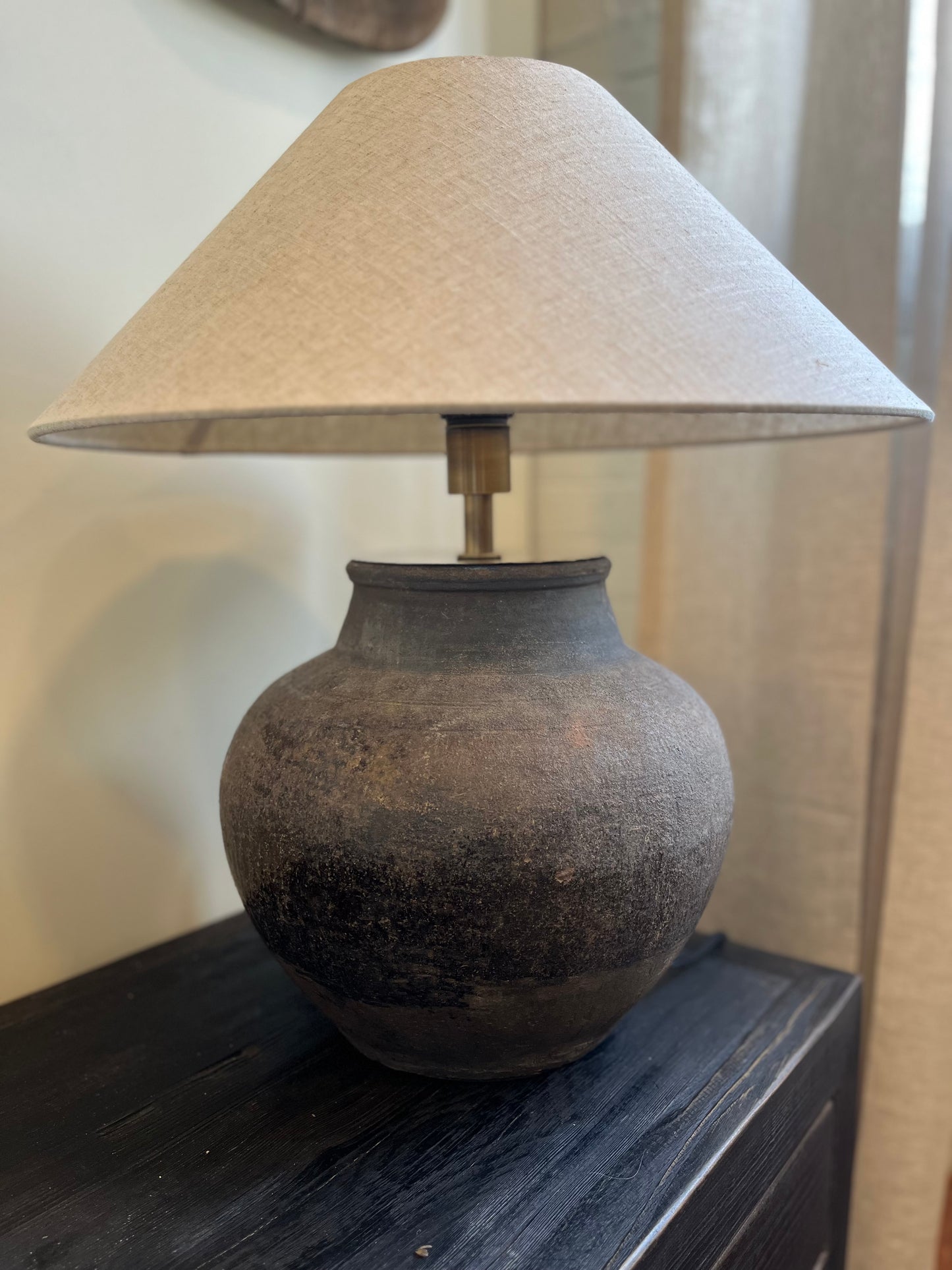 Talia vintage pot lamp