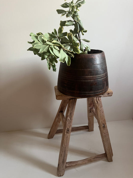 Wood Planter Pot No. 003