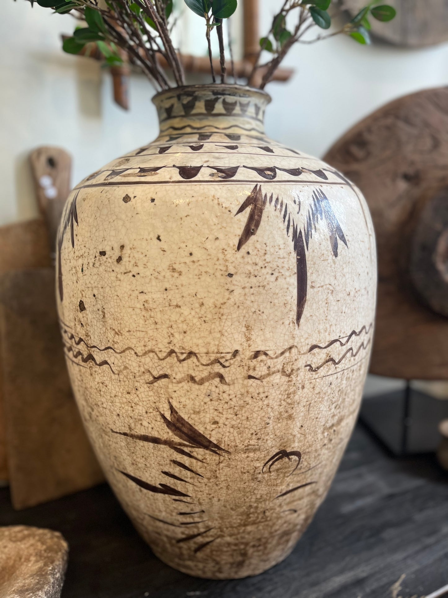 Antique Cizhou wine jar
