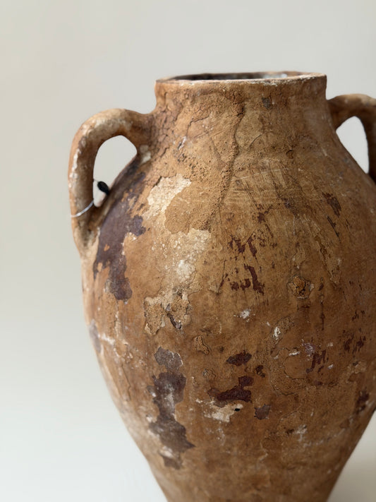 Double Handled Vessel - Brown Texture