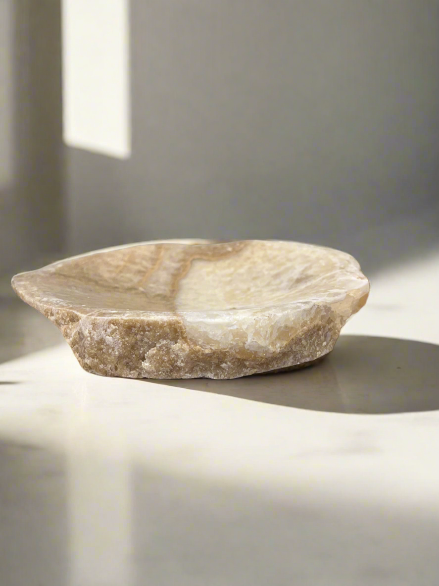 Onyx jewelry dish