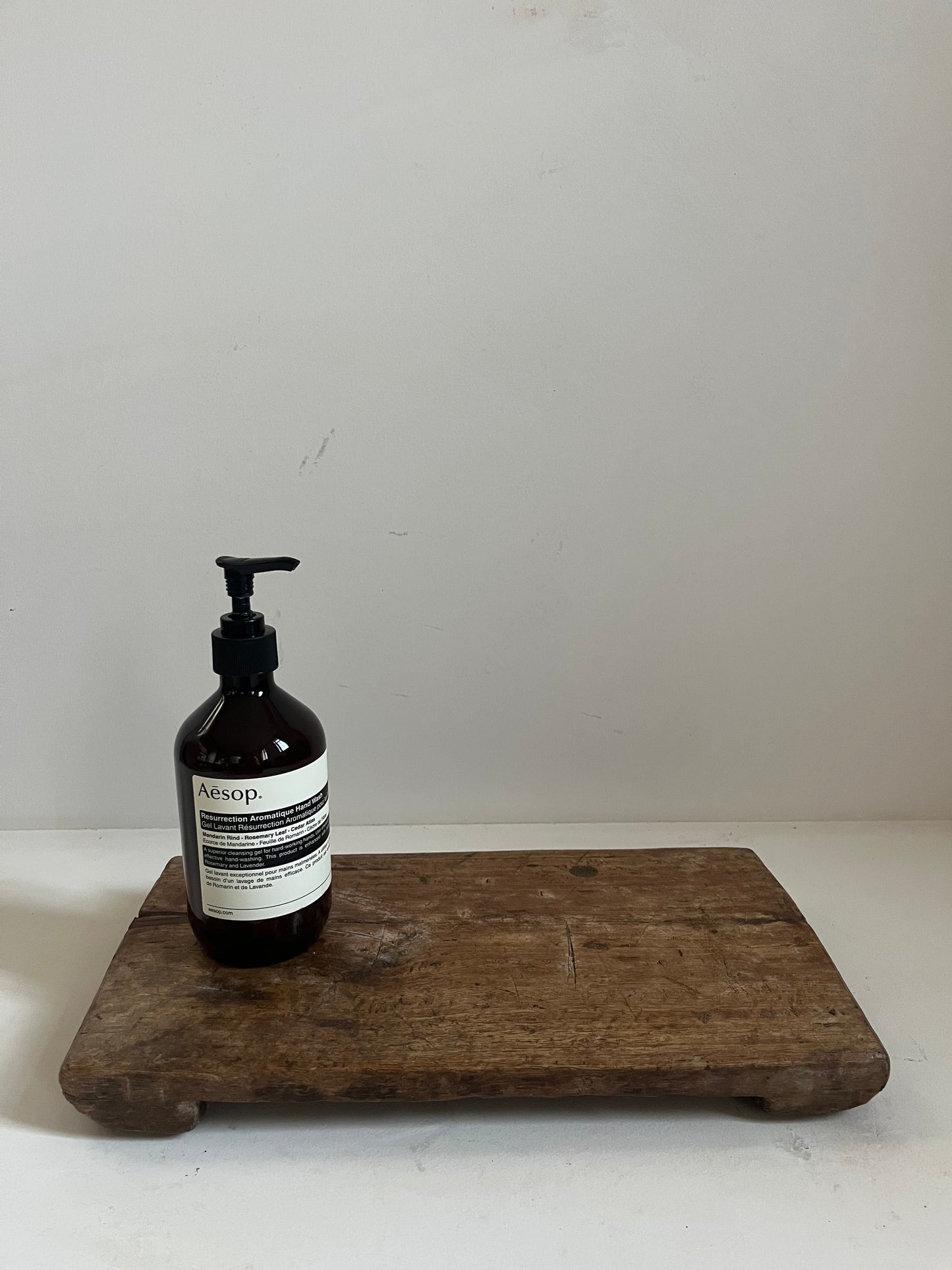 Vintage Stained Wood Bajot Riser IV