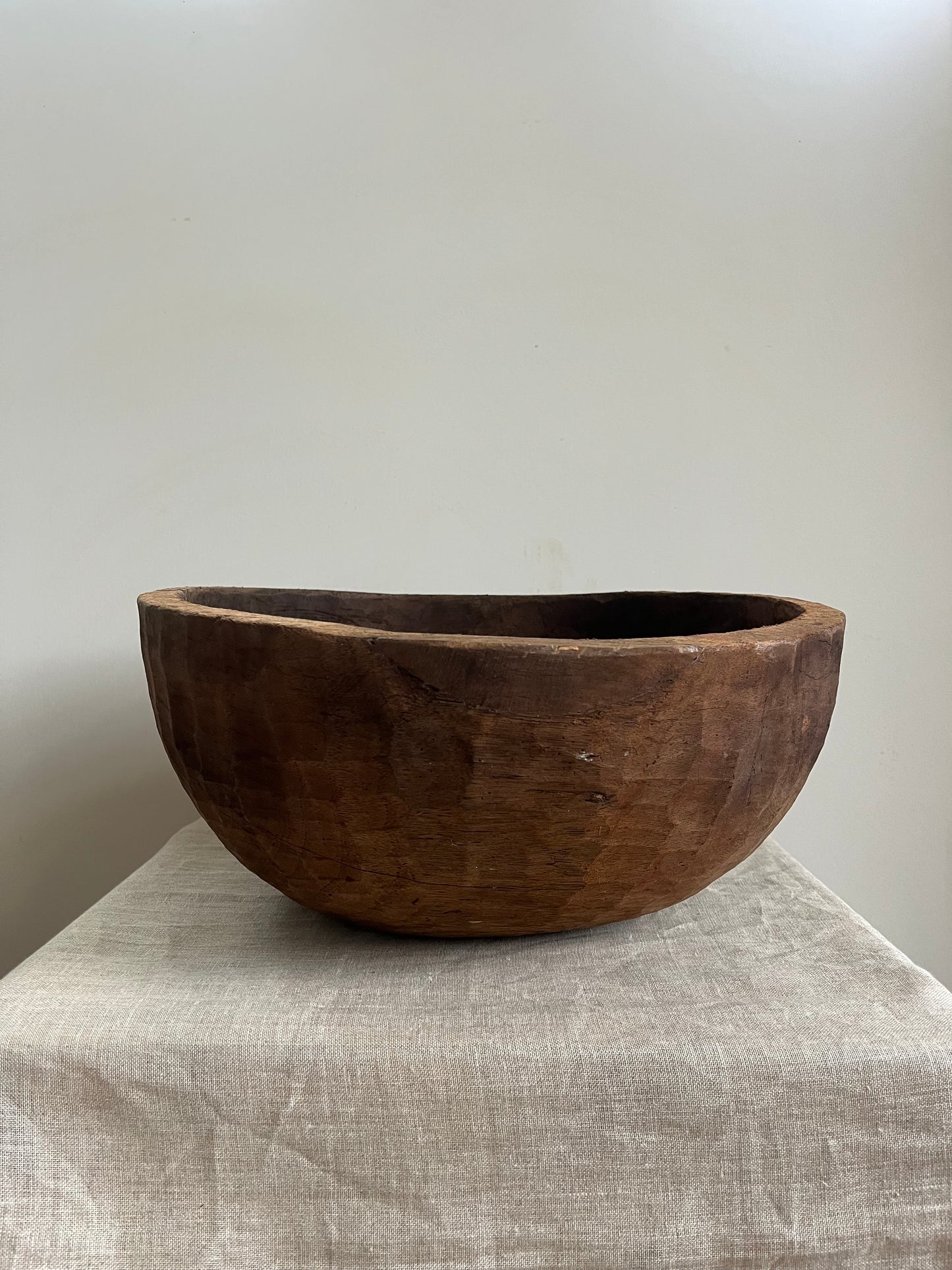 Antique Carved Bowl II