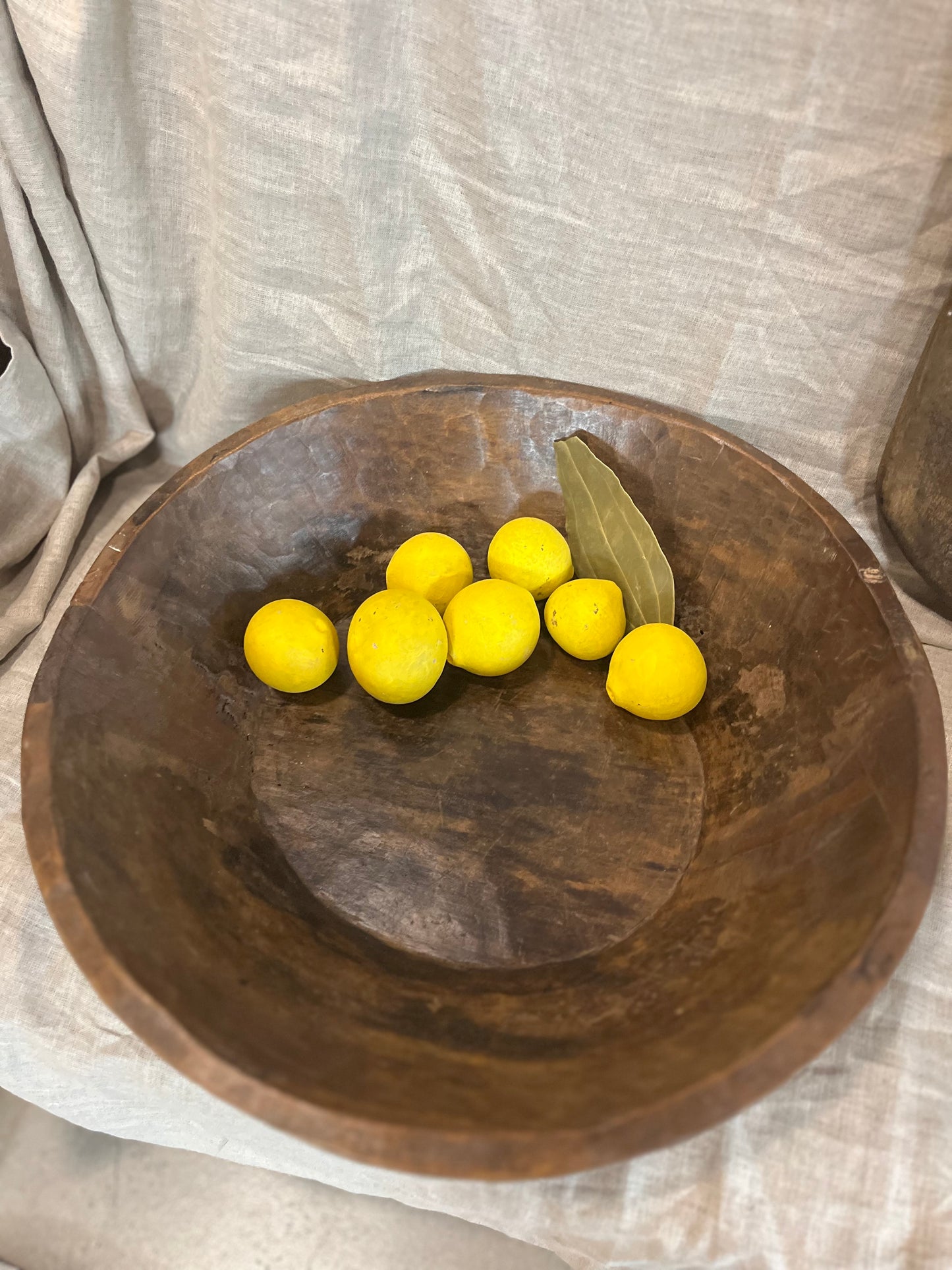 Large vintage carved bowl