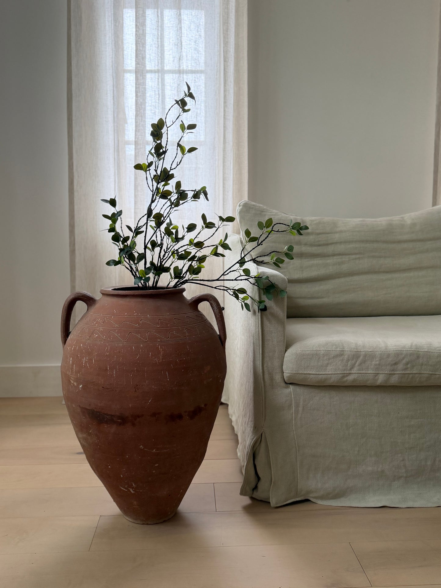 Terracotta 2 Handle Pot - IV