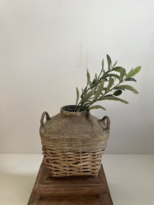 Vintage Rice Wine Basket