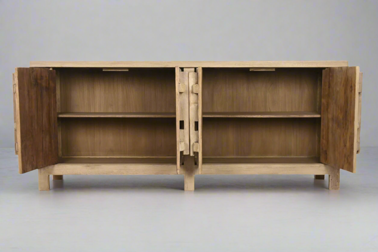 Nerine Four Door Elm Cabinet