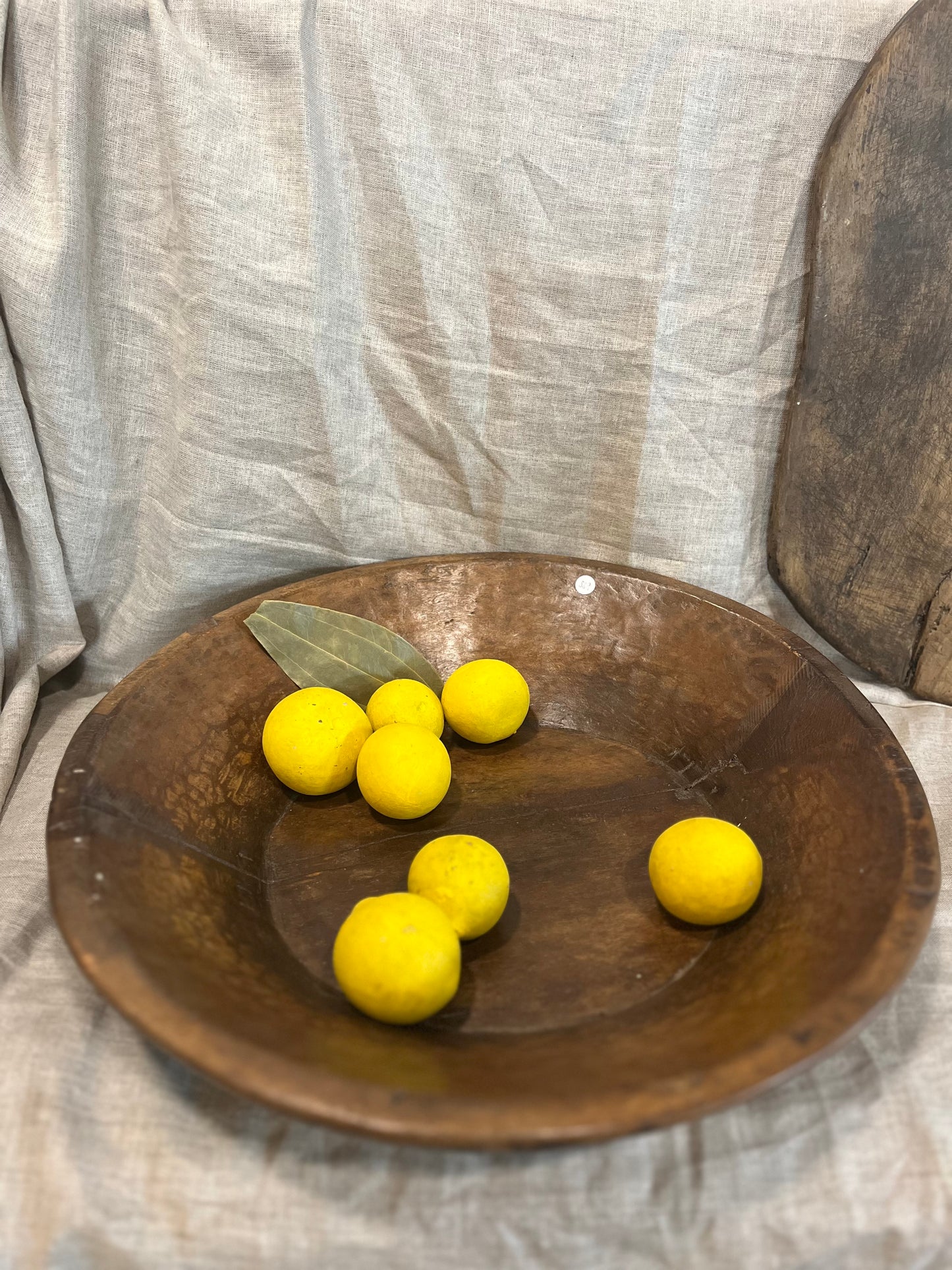 Medium vintage carved bowl
