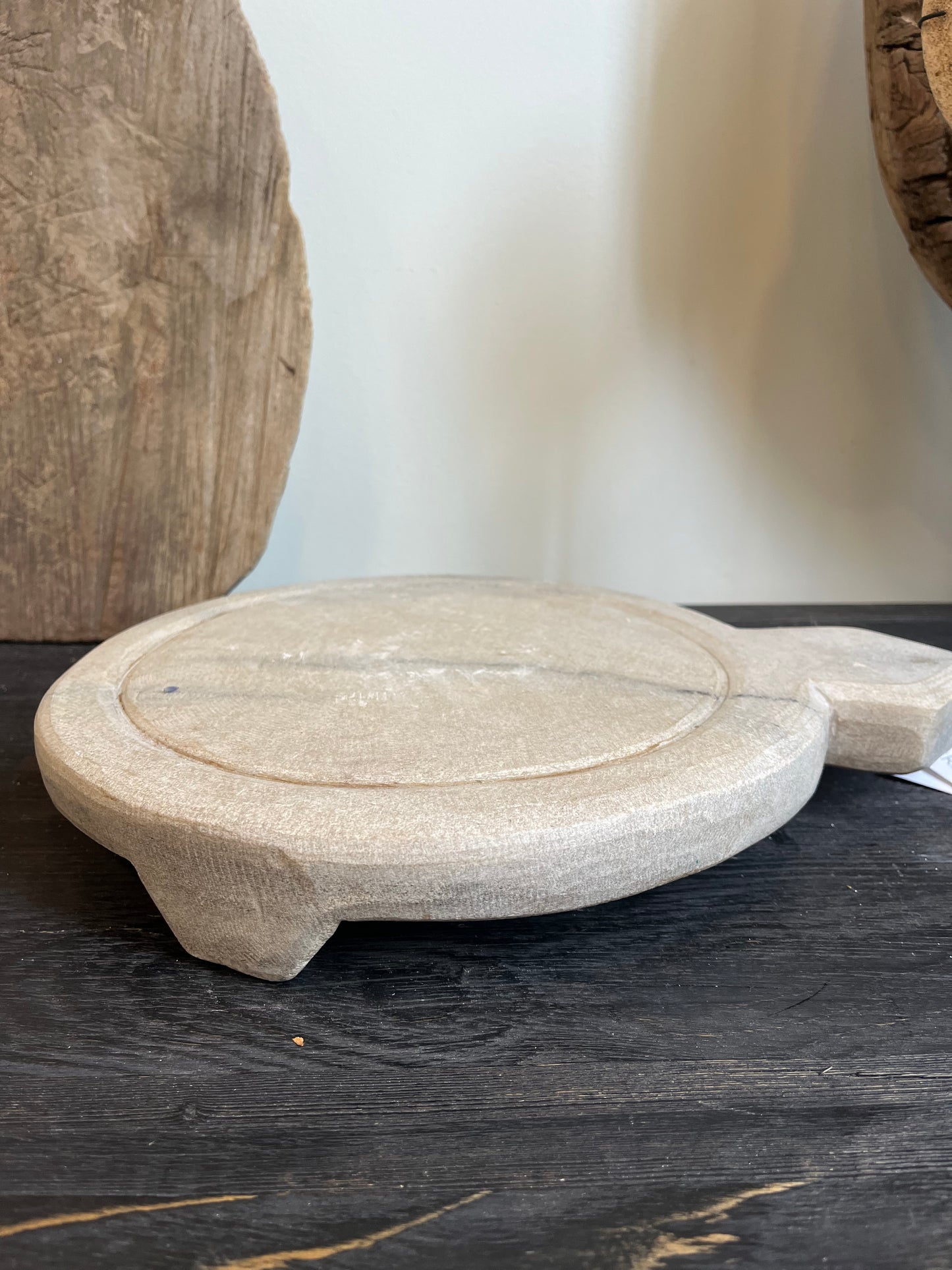 Antique marble riser
