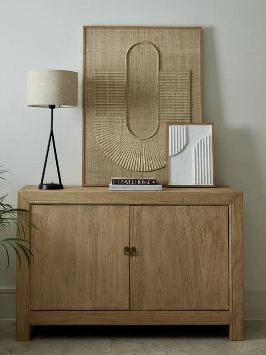 Selene Two Door Elm Cabinet