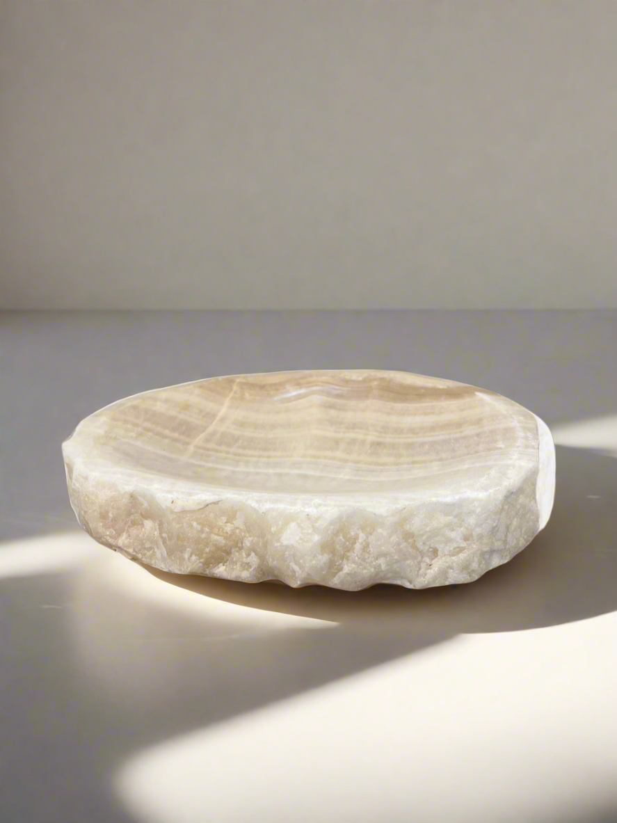 Onyx jewelry dish
