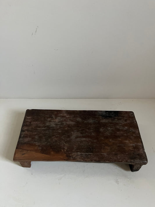 Vintage Stained Wood Bajot Riser VIII