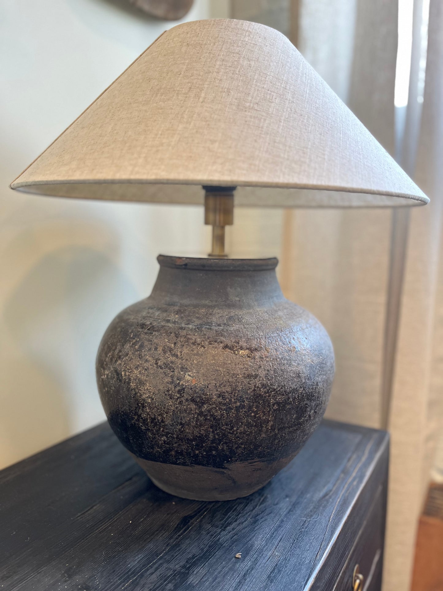 Talia vintage pot lamp