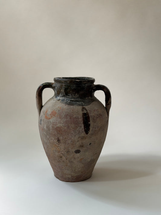 Konya Pot - Terracotta & Olive
