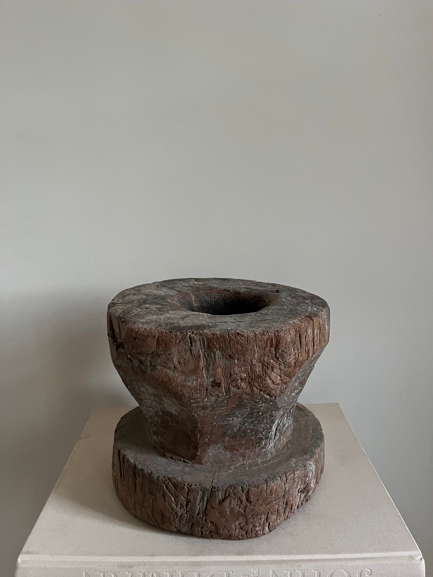 Antique Wood Mortar II