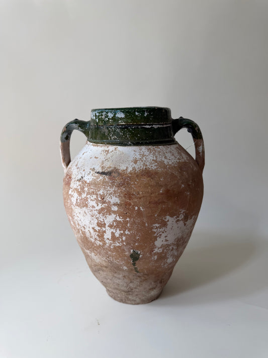 Konya Pot - Beyaz Patina
