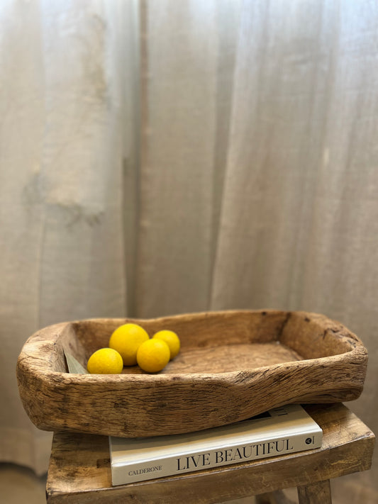 Vintage Indian dough bowl