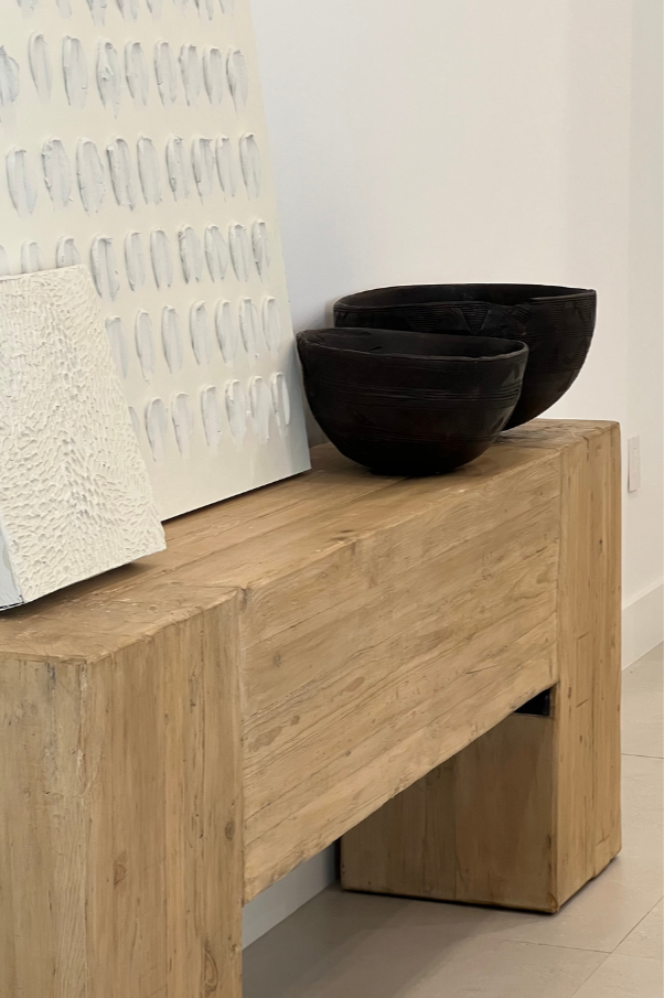 Acacia Reclaimed Elm Beam Console Table