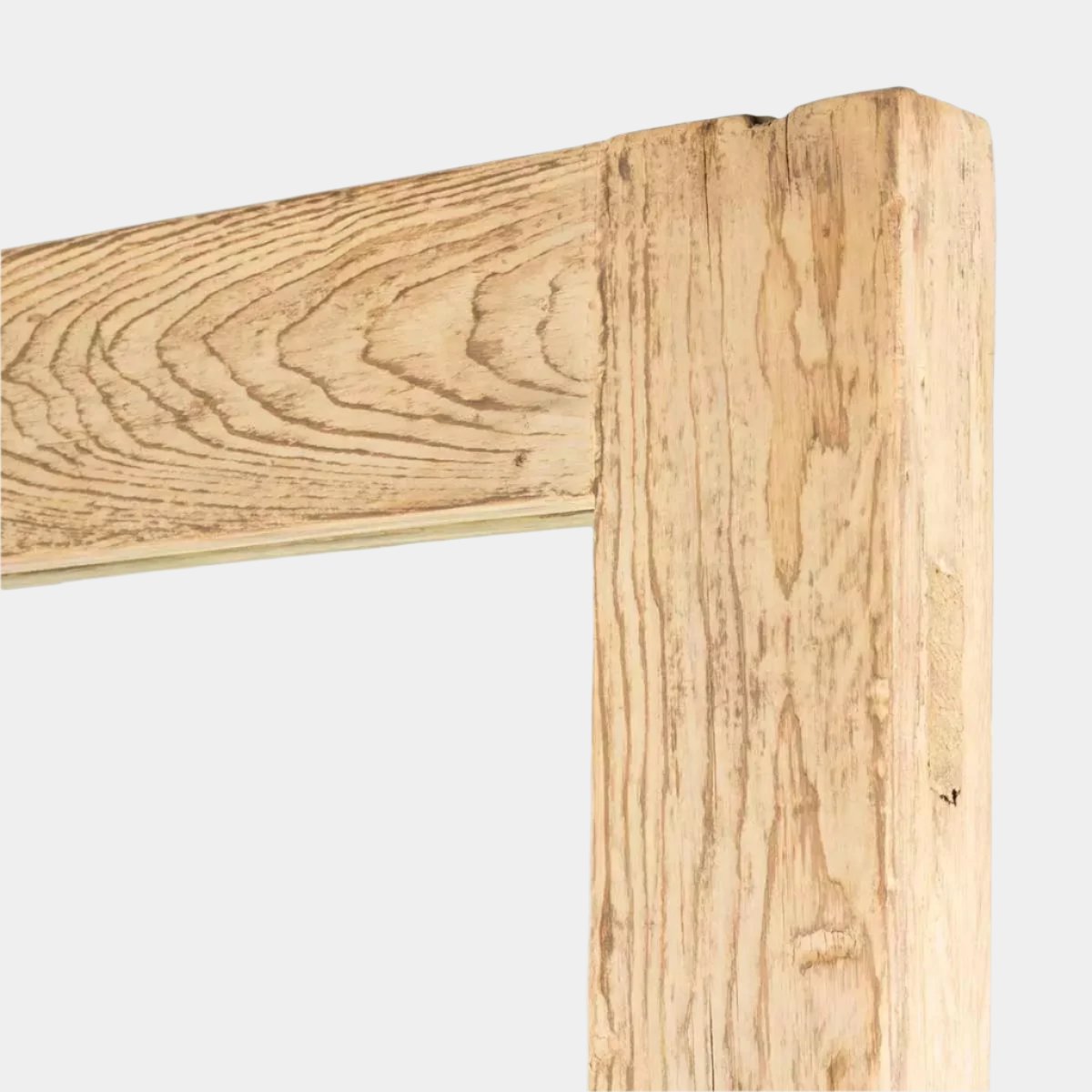 Vintage Elm Floor Mirror