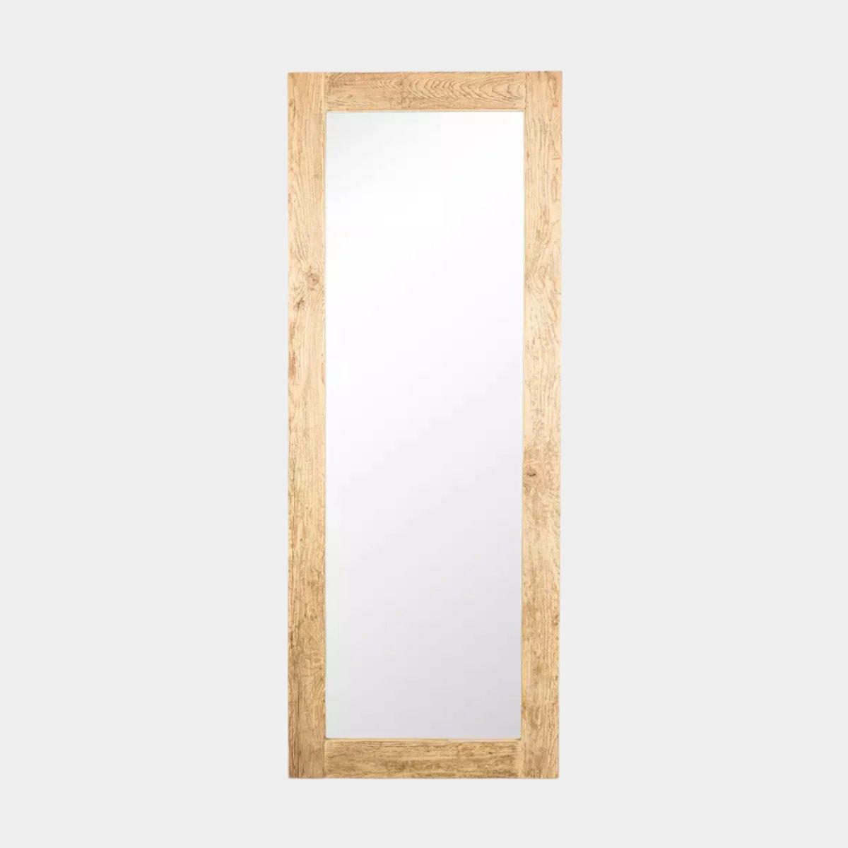 Vintage Elm Floor Mirror
