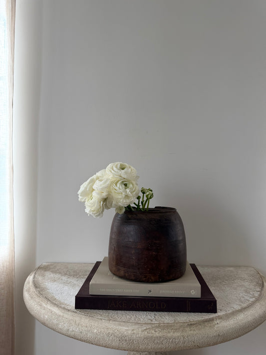Vintage Natural Honey Pot III