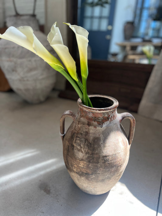 Lotus vintage brown Konya drip pot