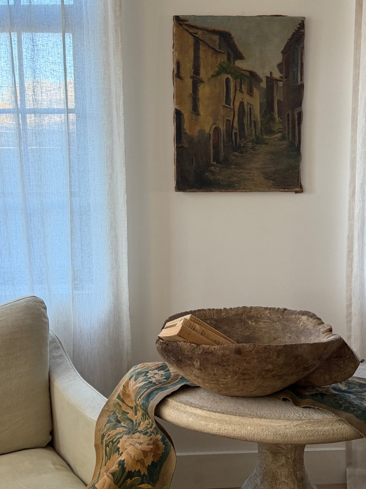 Original Signed Painting on Canvas - The Provençal Village