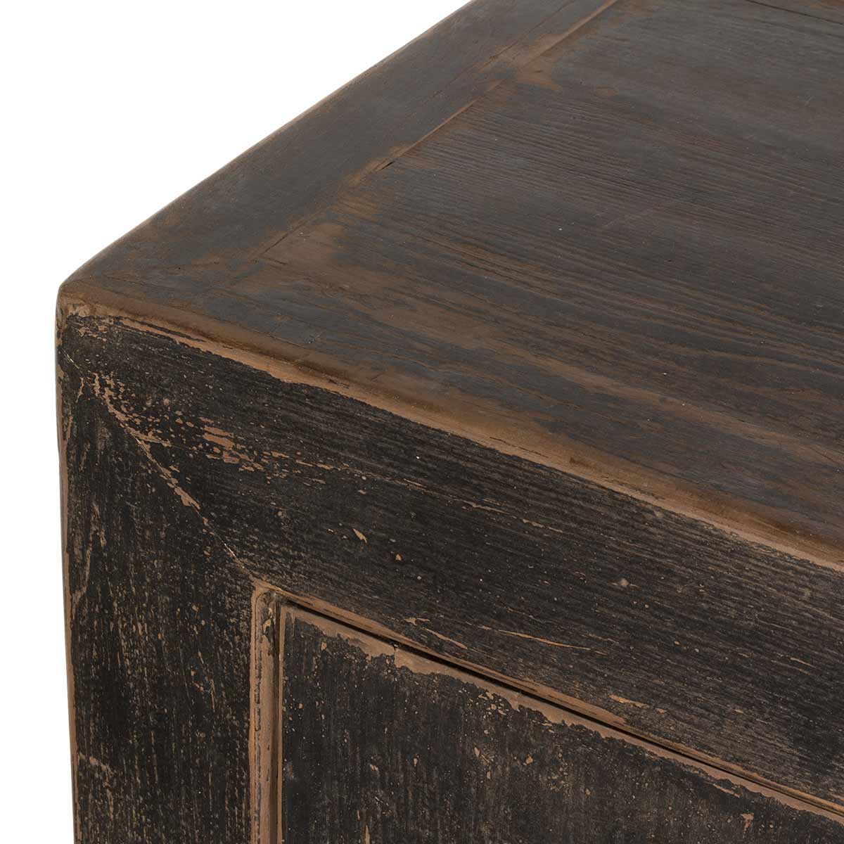 Prescott Black Four Door Elm Sideboard