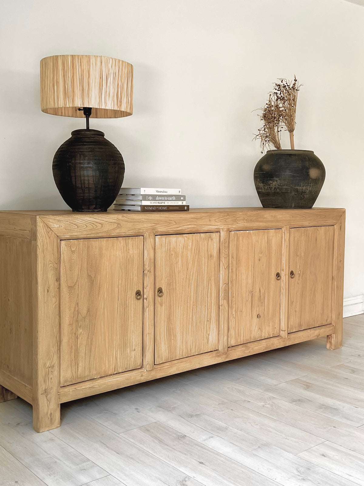 Selene Four Door Elm Sideboard