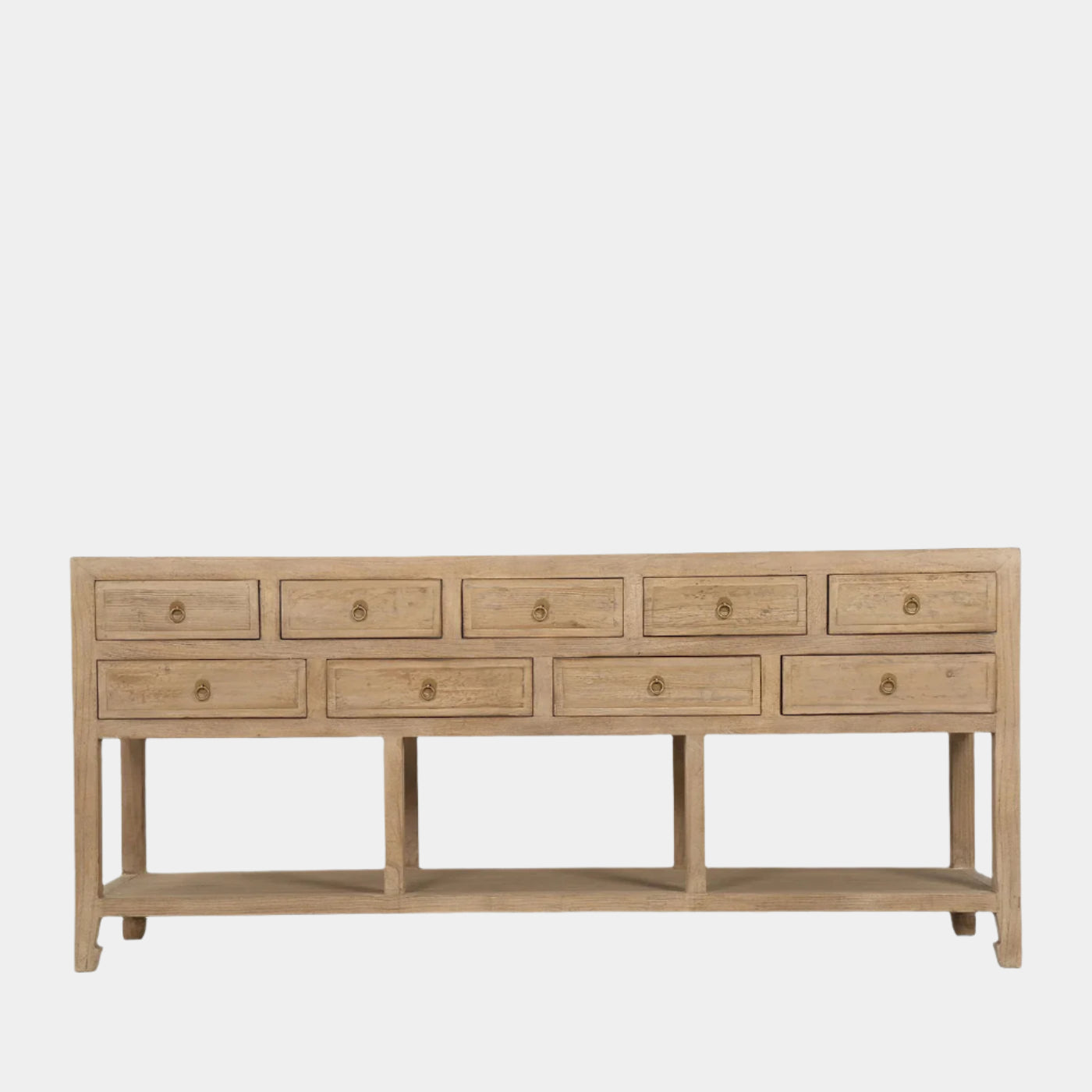 Nina Nine Drawer Elm Sideboard