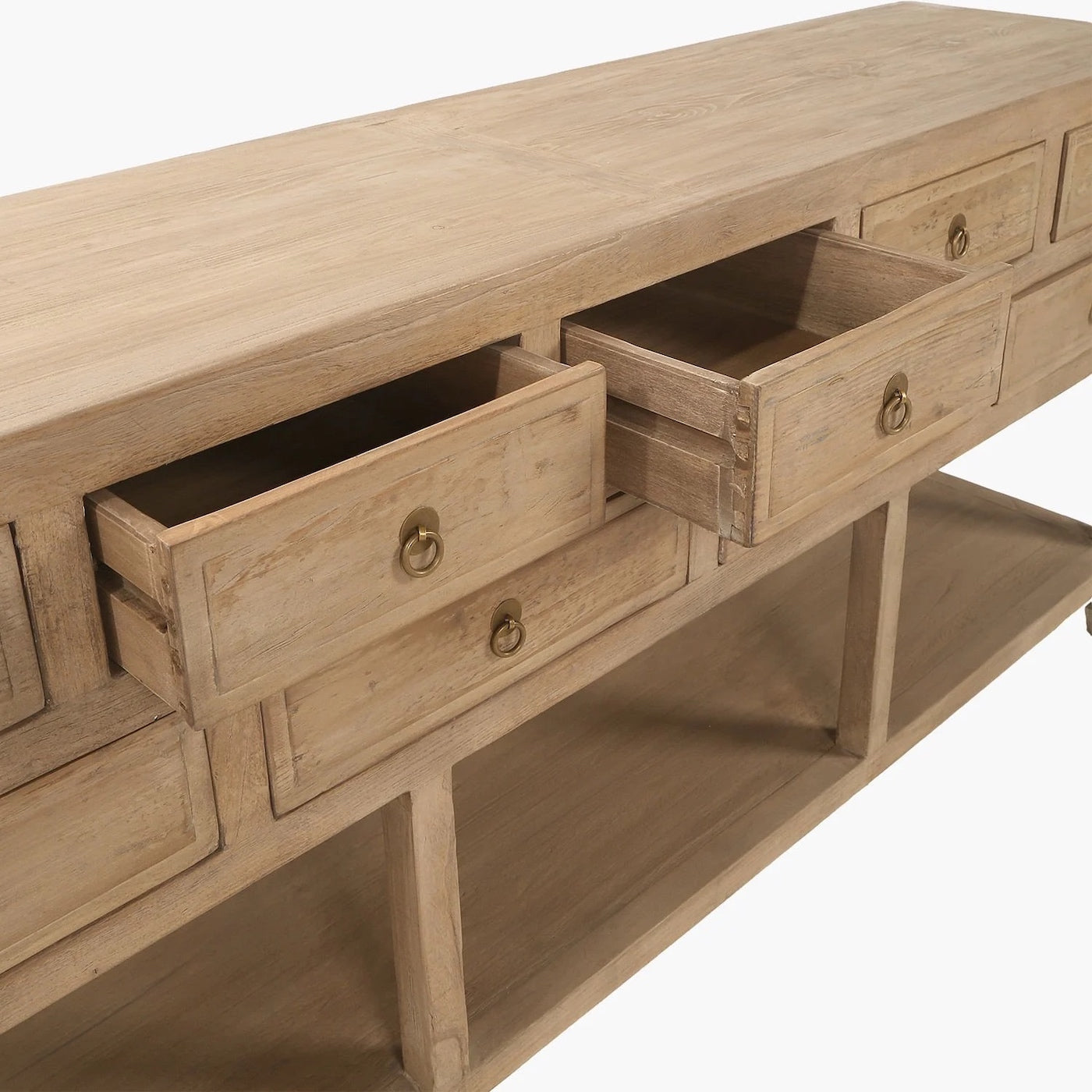 Nina Nine Drawer Elm Sideboard