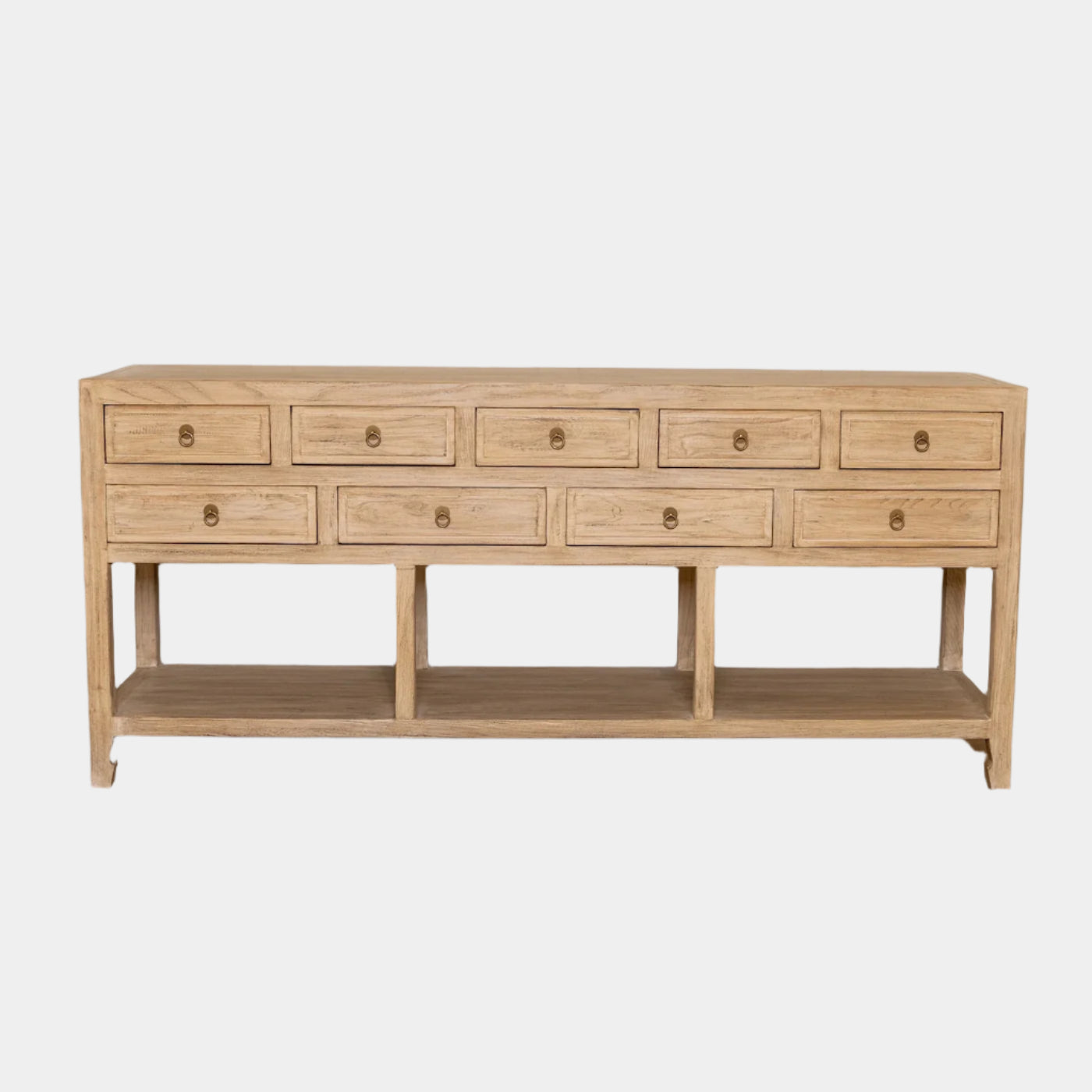 Nina Nine Drawer Elm Sideboard