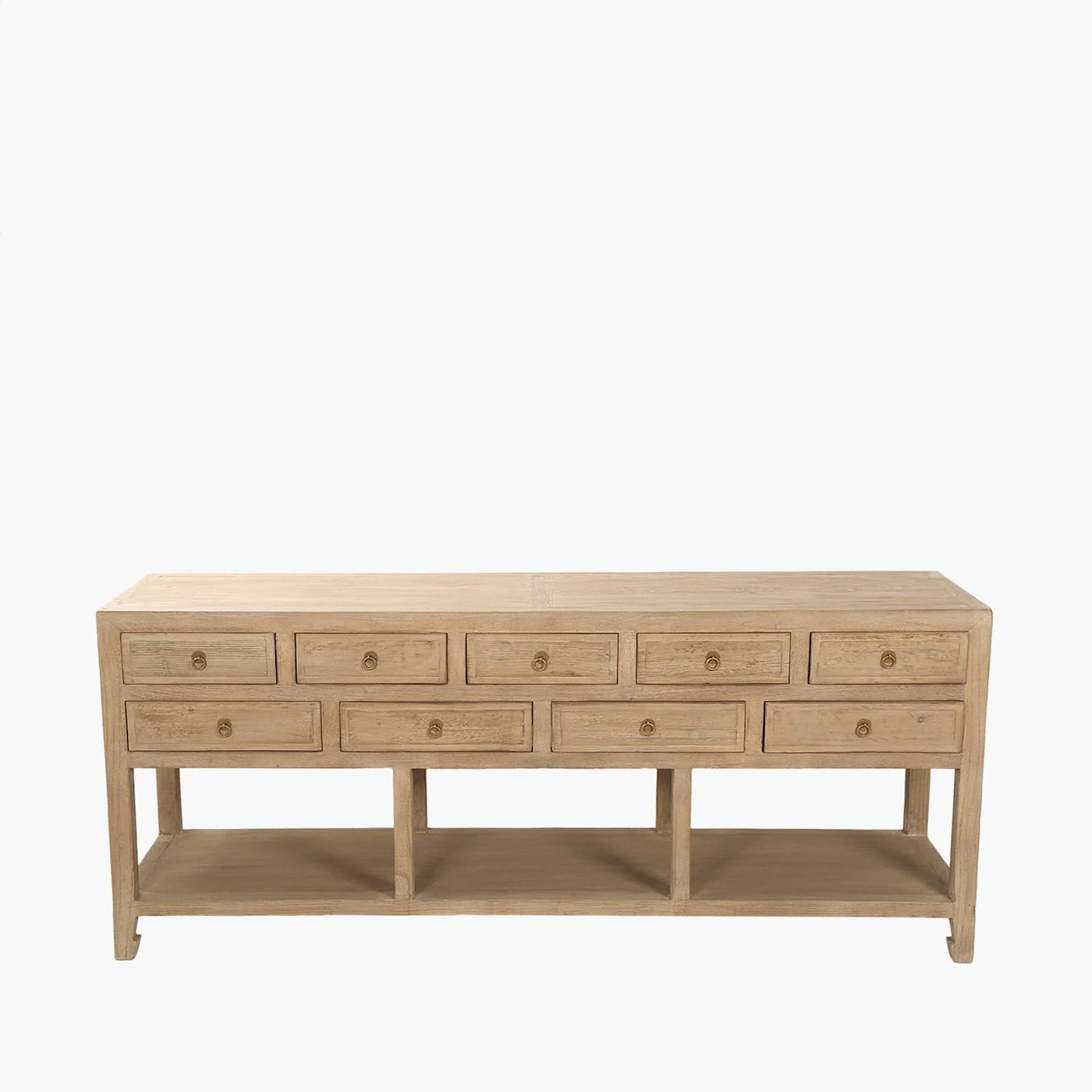 Nina Nine Drawer Elm Sideboard
