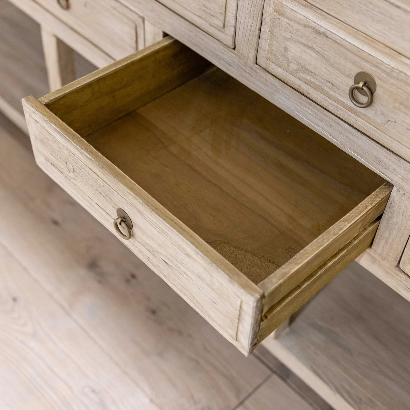 Nina Nine Drawer Elm Sideboard