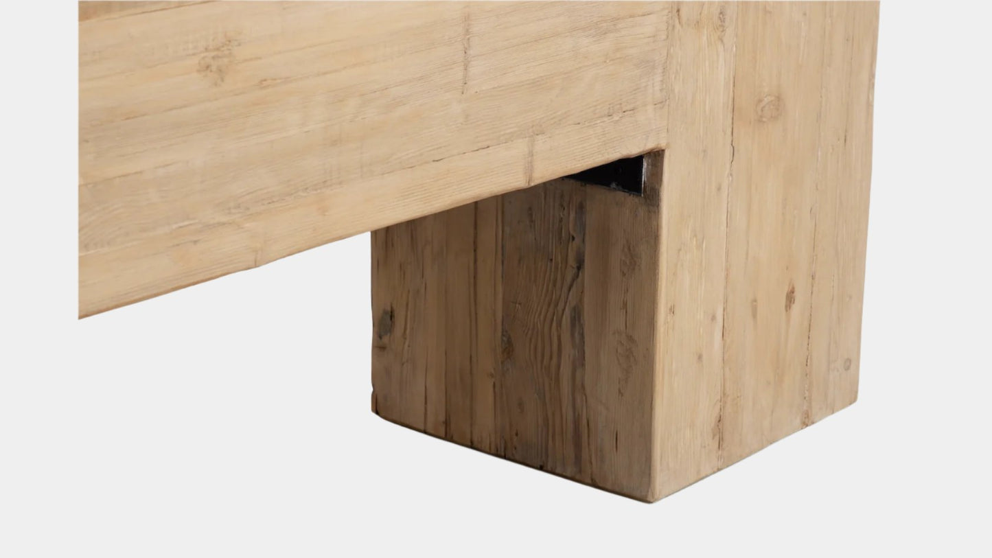 Acacia Reclaimed Elm Beam Console Table