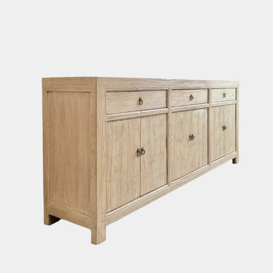 Nora Three Drawer Elm Sideboard