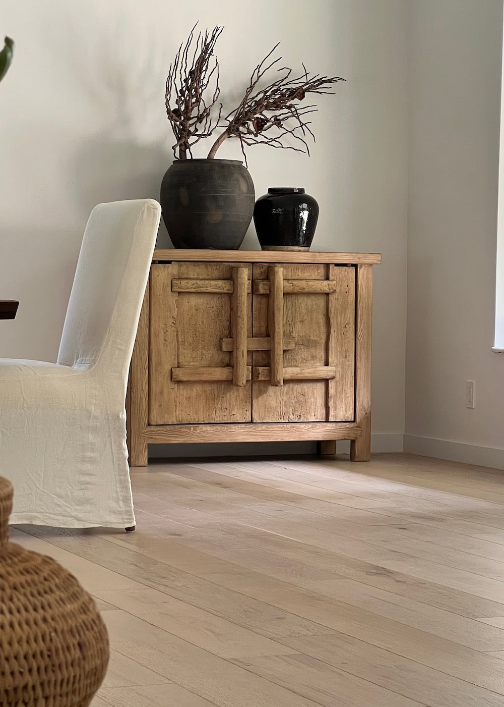 Nerine Two Door Elm Cabinet