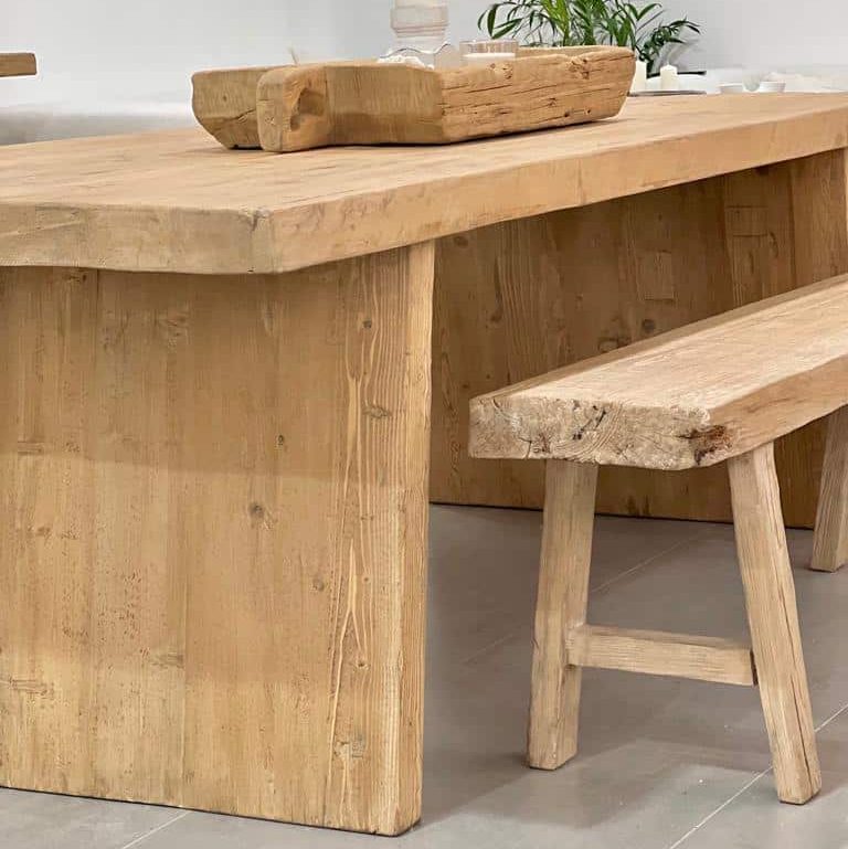 Reya Vintage Elm Dining Table