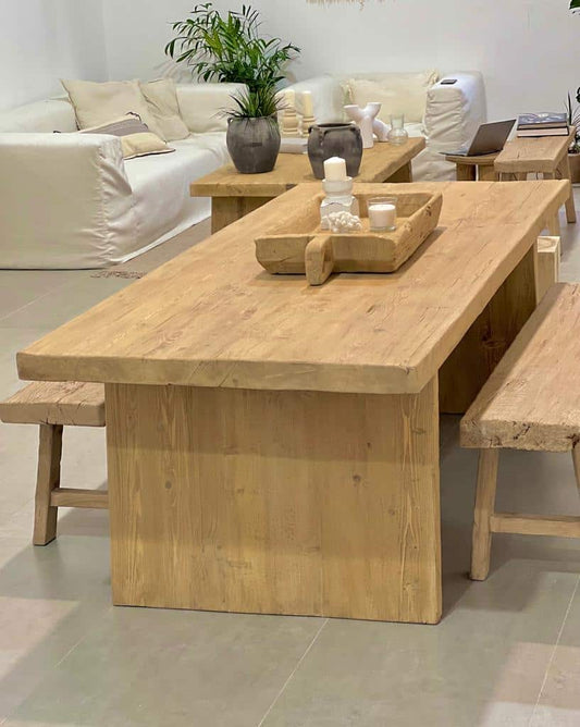 Reya Vintage Elm Dining Table