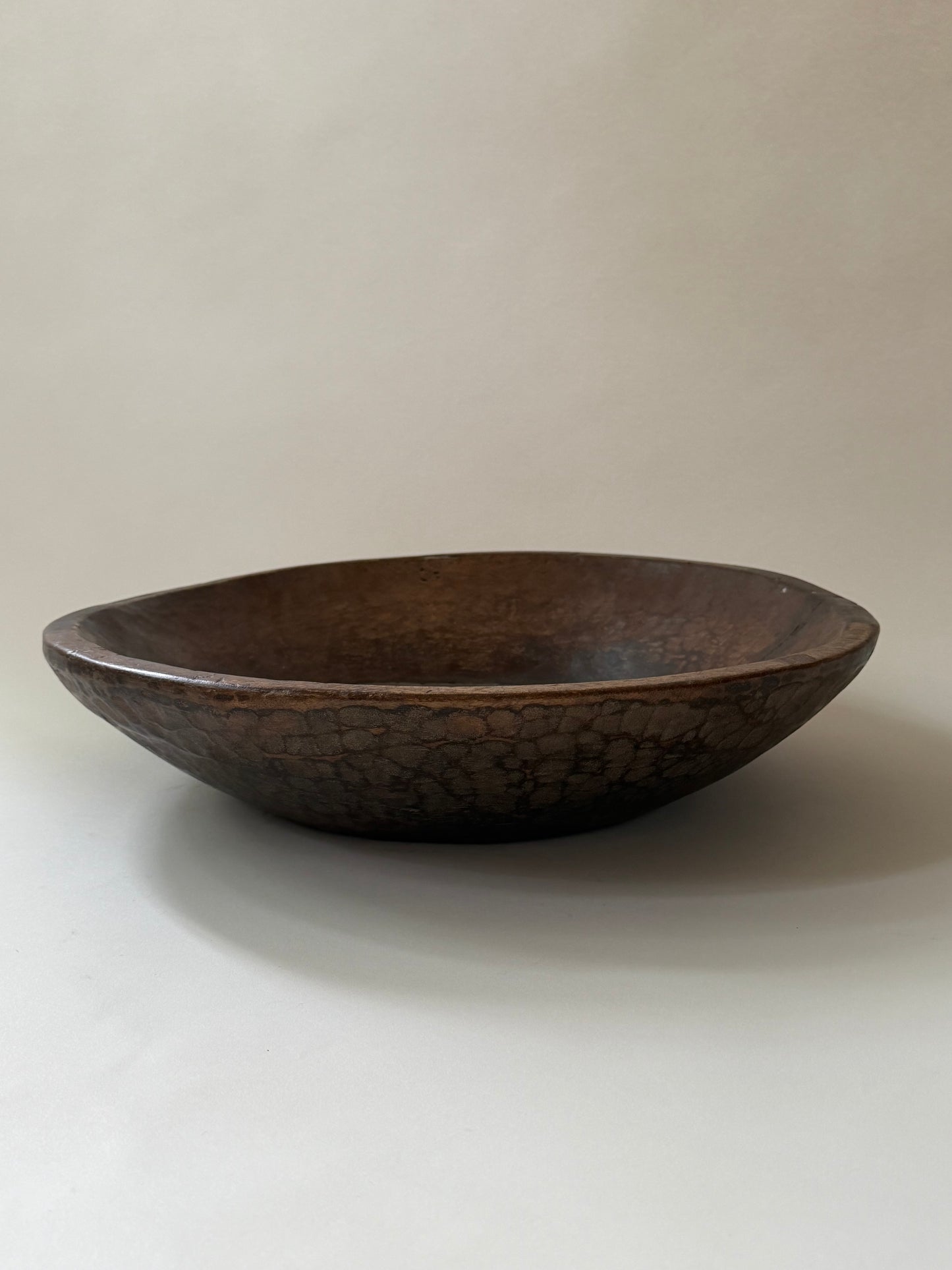 Vintage Wood Bowl - Dark II