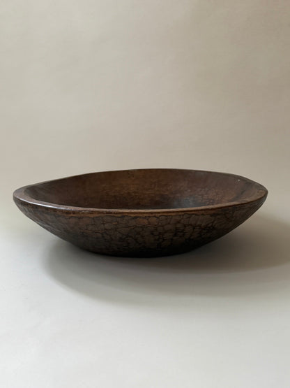 Vintage Wood Bowl - Dark II
