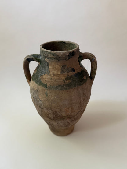 Konya Pot - Natural & Verdant Green
