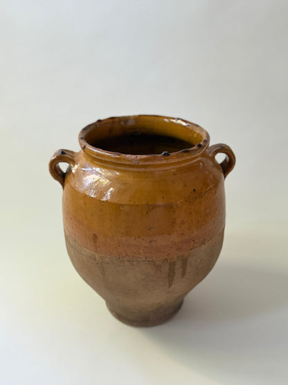 Large Antique Confit Pot - I