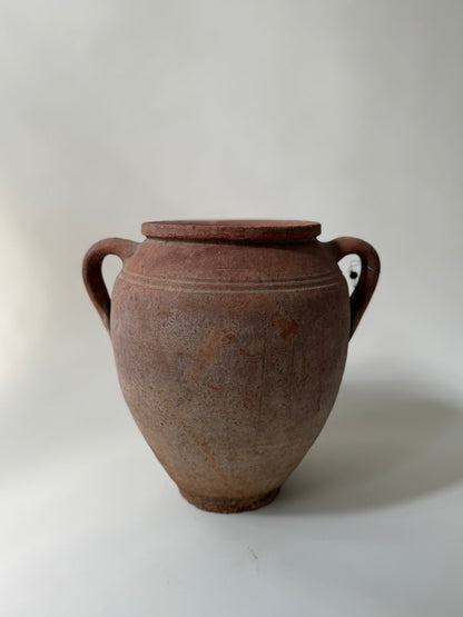2 Handle Terracotta Vessel - VII