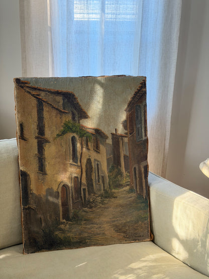Original Signed Painting on Canvas - The Provençal Village